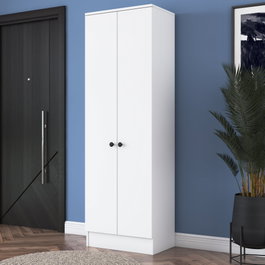Hanah Home Armario Multiusos Blanco de Diseño Escandinavo